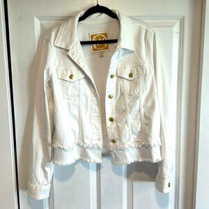 Michael Kors White Denim Jacket
